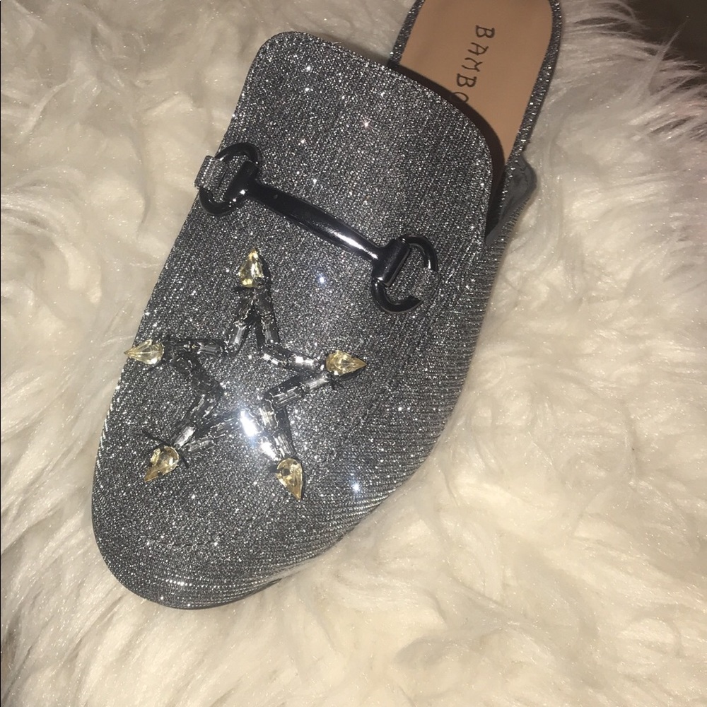PEWTER LOAFERS/MULES (NEW IN BOX) ‼️NO OFFERS‼️ - Picture 5 of 8